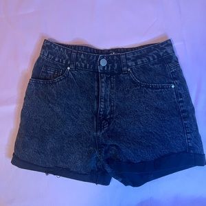 Black Denim shorts